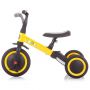 Tricicleta si bicicleta 2 in 1 Chipolino Smarty yellow, 36 luni+, Galben