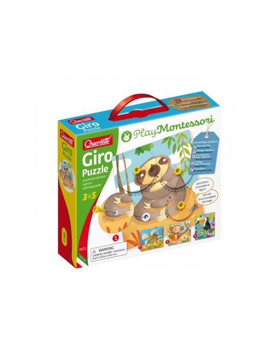 Joc educativ Giro Puzzle Montessori Quercetti 3 ani+