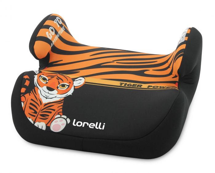 Inaltator auto Topo Comfort Lorelli Tiger Black Orange, 15-36 kg, Multicolor