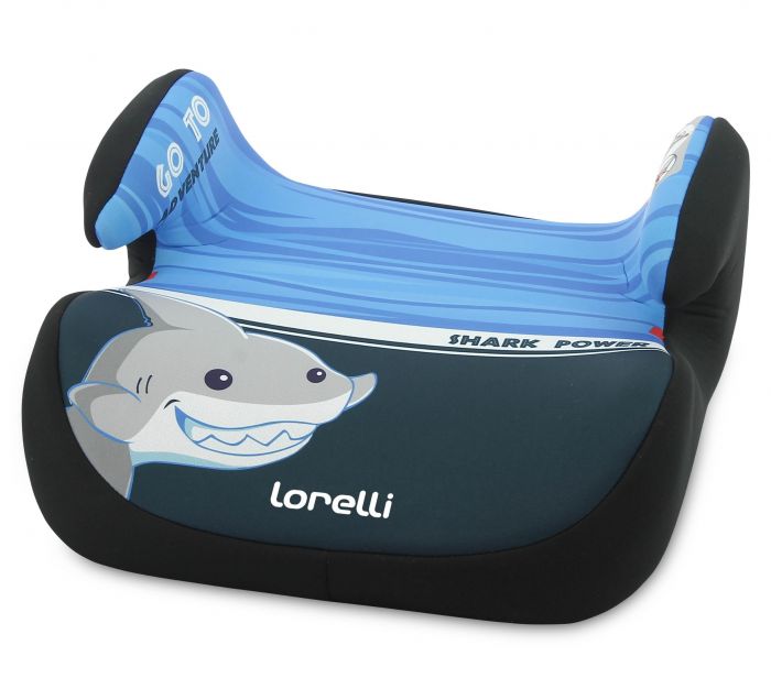 Inaltator auto Topo Comfort Lorelli Shark Light Dark Blue, 15-36 kg, Multicolor