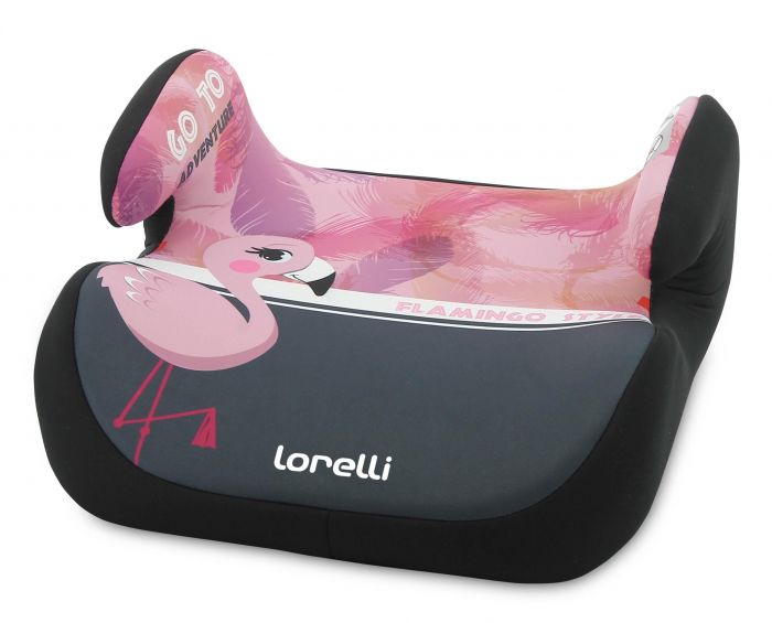Inaltator auto Topo Comfort Lorelli Flamingo Grey Pink, 15-36 kg, Multicolor