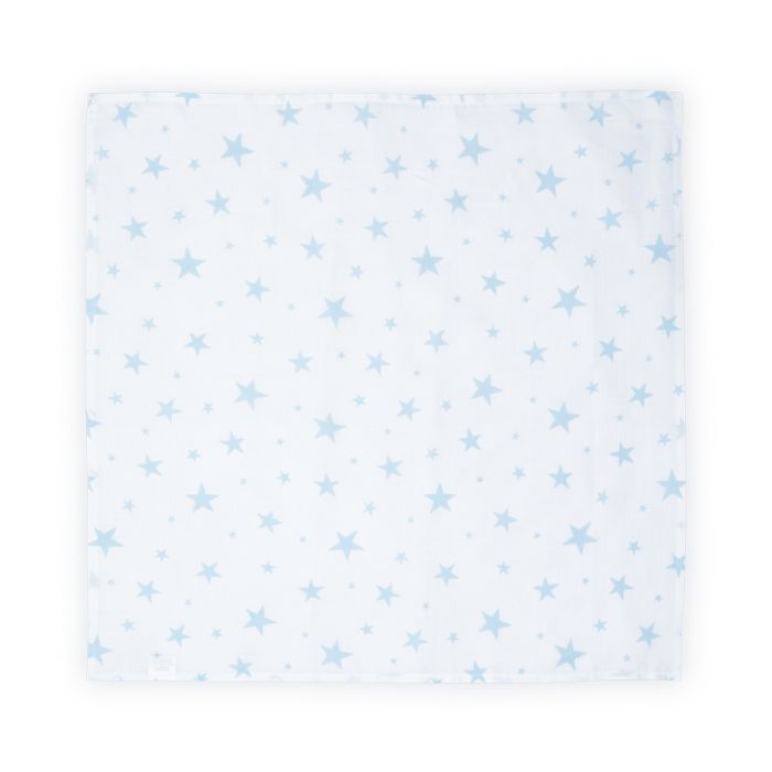 Scutec muselina Lorelli Blue Stars, 80x80 cm