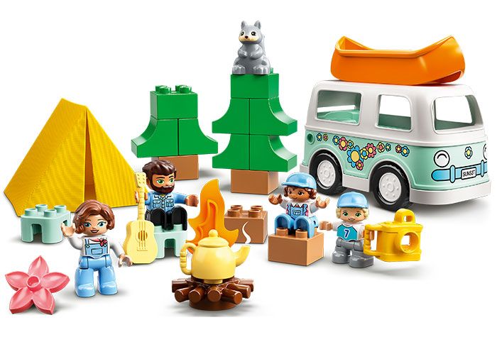 LEGO DUPLO Rulota de camping a familiei