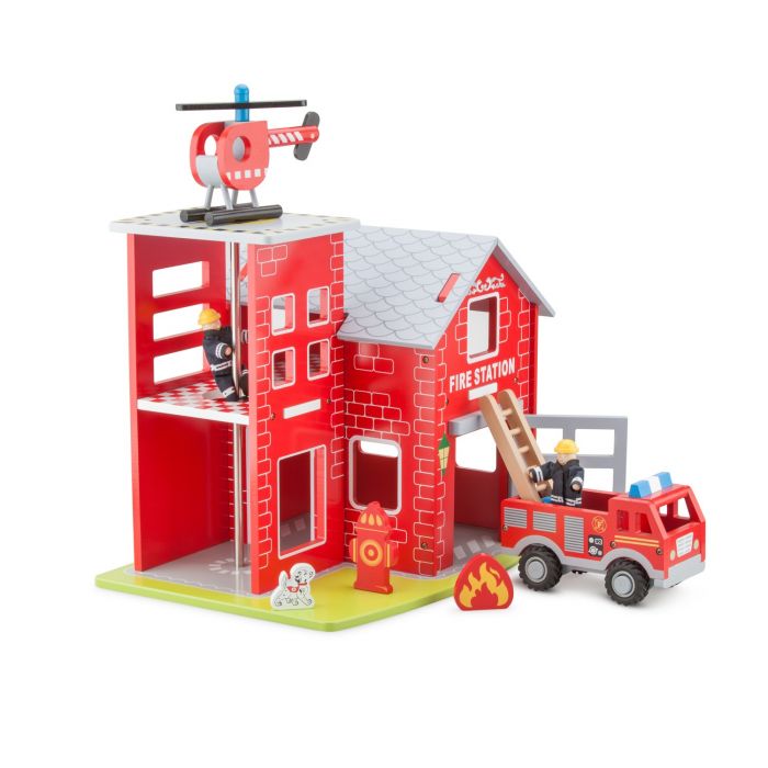 Statie de pompieri New Classic Toys, 36 luni+