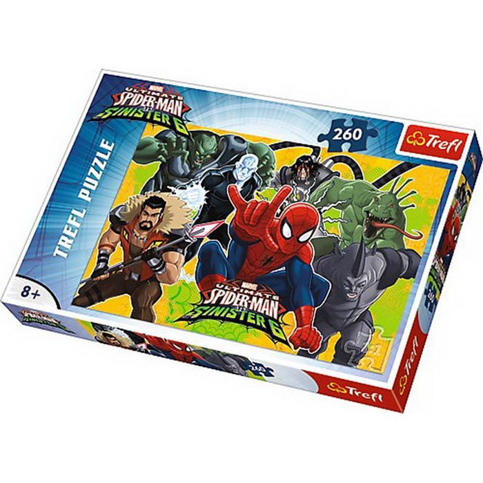Puzzle Spider-man in actiune 260 piese Trefl