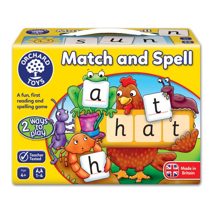 Joc educativ Match and Spell Orchard, in limba engleza, 4 ani+