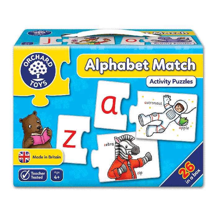 Joc tip puzzle Alphabet Match Orchard, in limba engleza, 4 ani+