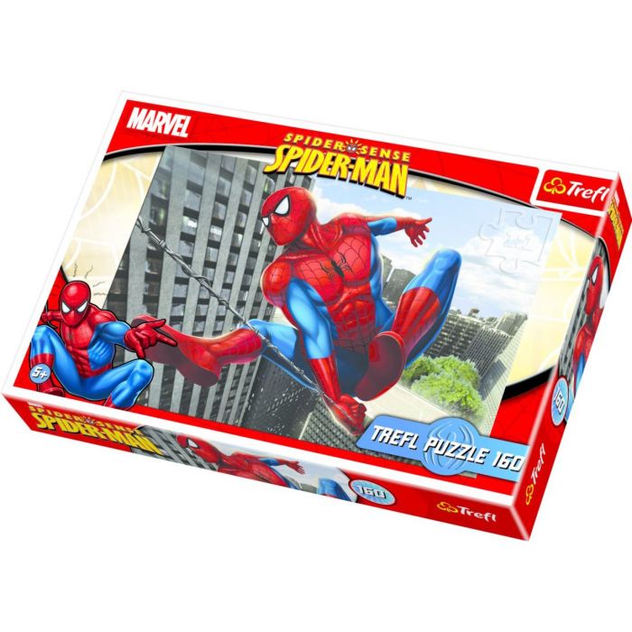 Puzzle-ul Spider-man pe zgarie-nori 160 piese Trefl