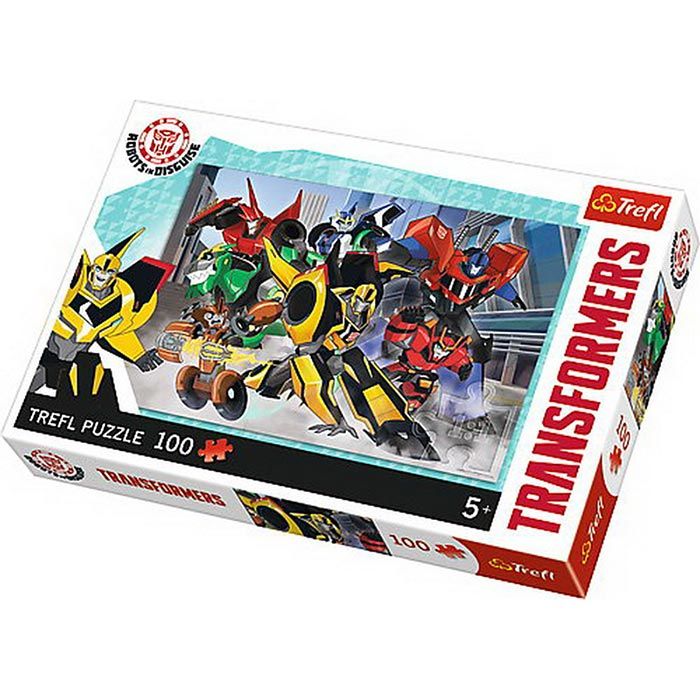 Puzzle Echipa Transformers 100 piese Trefl