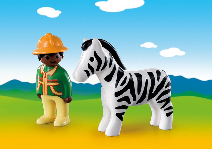 Padurar cu zebra, Playmobil, 18 luni+