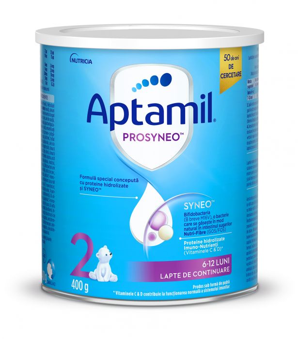 Lapte praf Nutricia HA2 Aptamil PROSYNEO, 400 g, hipoalergenic, 6 luni+
