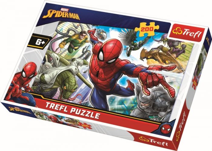 Puzzle Trefl 200 Nascut Supererou, 6 ani+