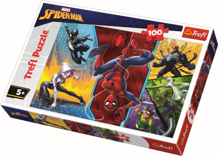 Puzzle Trefl 100 Spiderman, 5 ani+