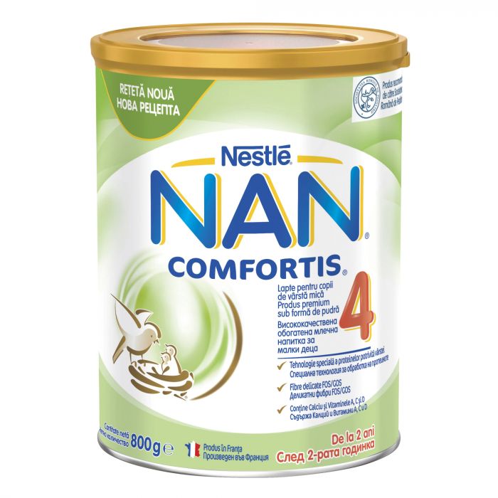 Lapte pentru copii de varsta mica Nestle NAN COMFORTIS 4, de la 2 ani, 800g


