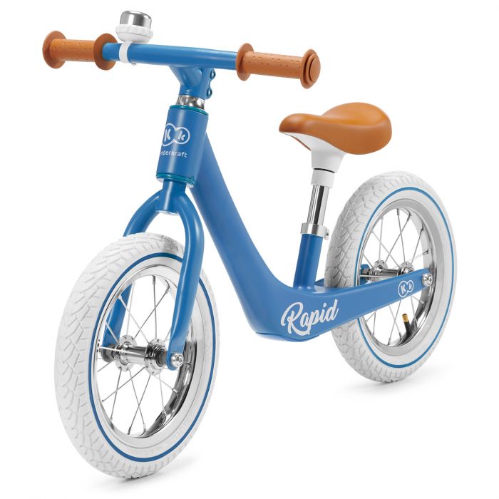 Bicicleta fara pedale Kinderkraft Rapid, Bleu