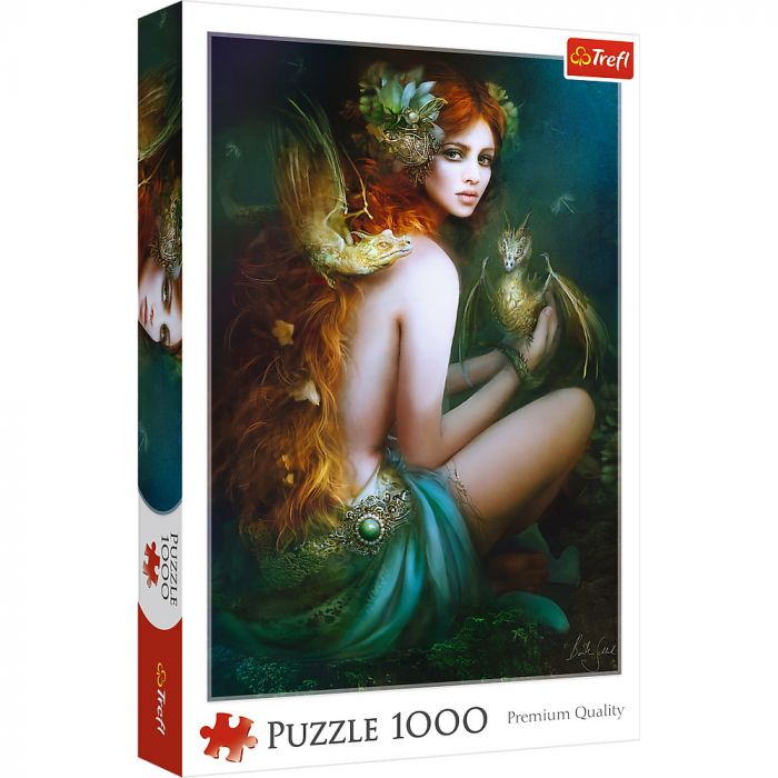 Puzzle Trefl 1000 Prietena cu Dragonii, 8 ani+