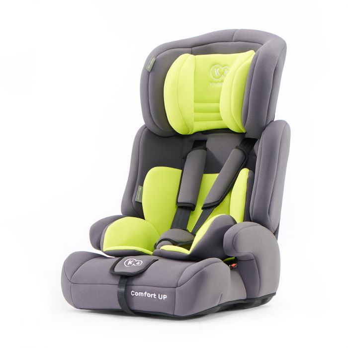 Scaun auto Kinderkraft Comfort UP, 9-36 kg, Gri/Verde