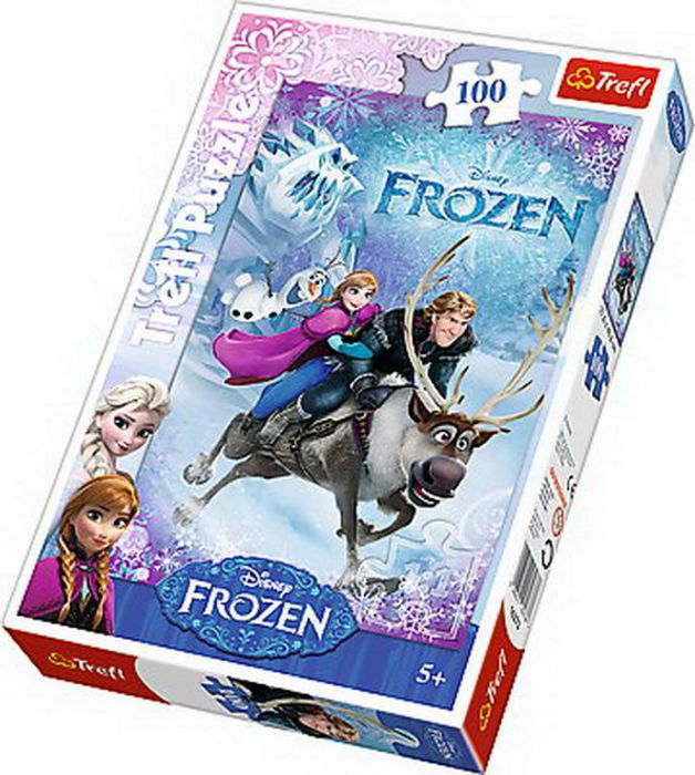 Puzzle Salvarea Anei Frozen Trefl, 100 piese, 5 ani+
