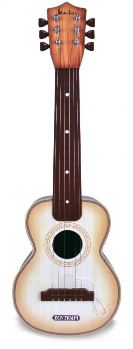 Chitara clasica lemn Bontempi, cu 6 corzi metalice, 55 cm, 36 luni+