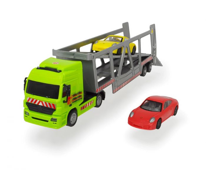 Transportator auto cu 2 masinute Dickie Toys, 38 cm, 3ani+