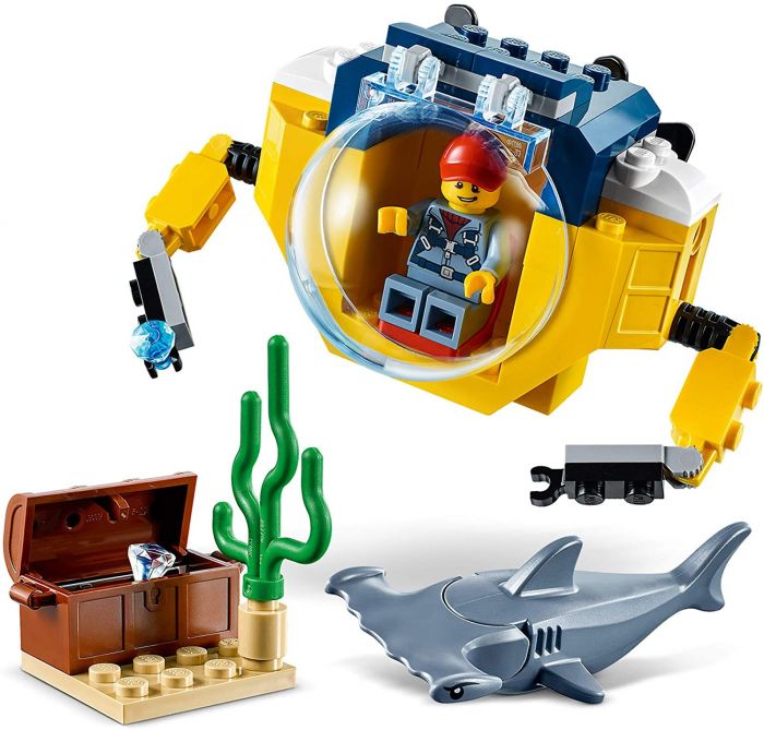 LEGO City Minisubmarin oceanic 60263, 4 ani+