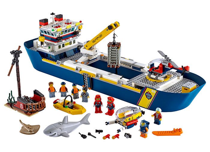 LEGO City Nava de explorare a oceanului, 7 ani+