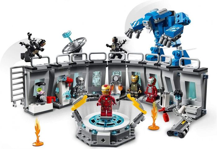 LEGO Marvel Super Heroes Iron Man Sala Armurilor 76125, 7 ani+