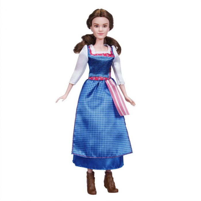 Papusa Belle Disney Princess, cu rochie de zi, 3 ani+