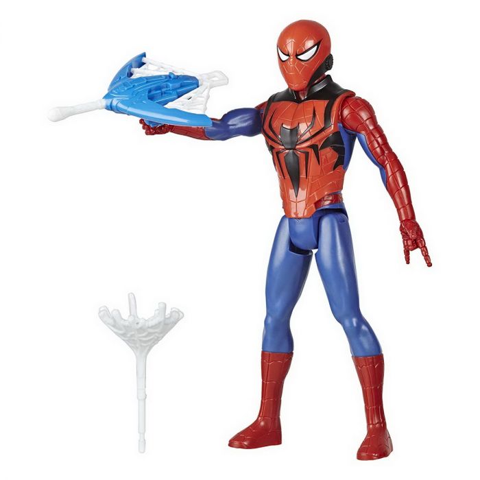 Figurina Spider-man cu echipament si lansator, 3 ani+