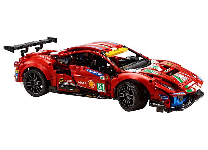 LEGO Technic Ferrari 488 GTE AF Corse, 18 ani+