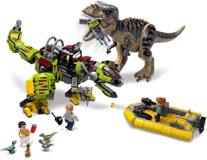 LEGO Jurassic World Lupta T. Rex contra Dinomech 75938, 8 ani+