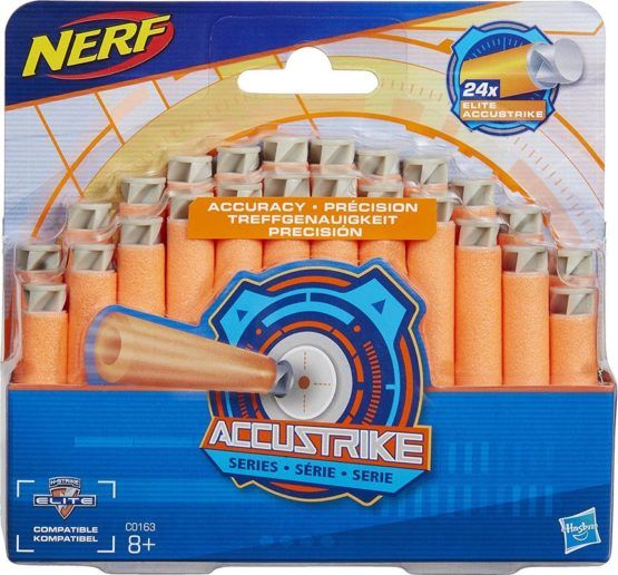 Ner Nstrike Accustrike Dart Refill Nerf, 24 proiectile, 8 ani+