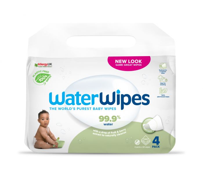 Water Wipes Servetele umede Biodegradabile Soapberry pentru bebelusi fara parfum, 99.9% apa


