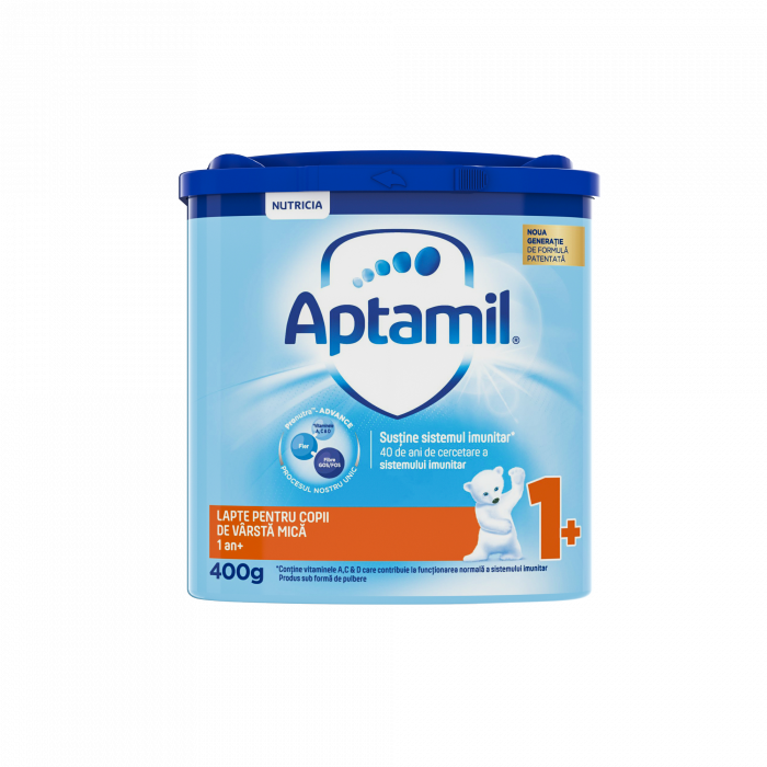 Lapte praf Nutricia Aptamil Junior 1+, 400 g, 1 an+