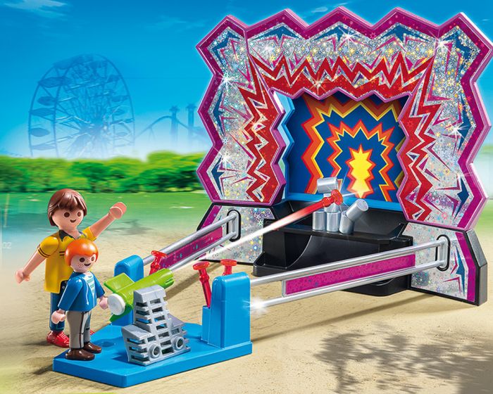 Tir cu pusca din parcul de distractie, Playmobil, 4 ani+