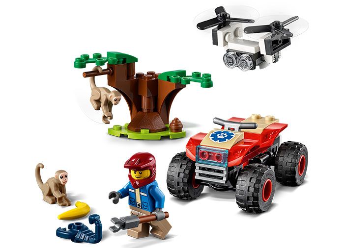 60300 - ATV de salvare a animalelor LEGO City