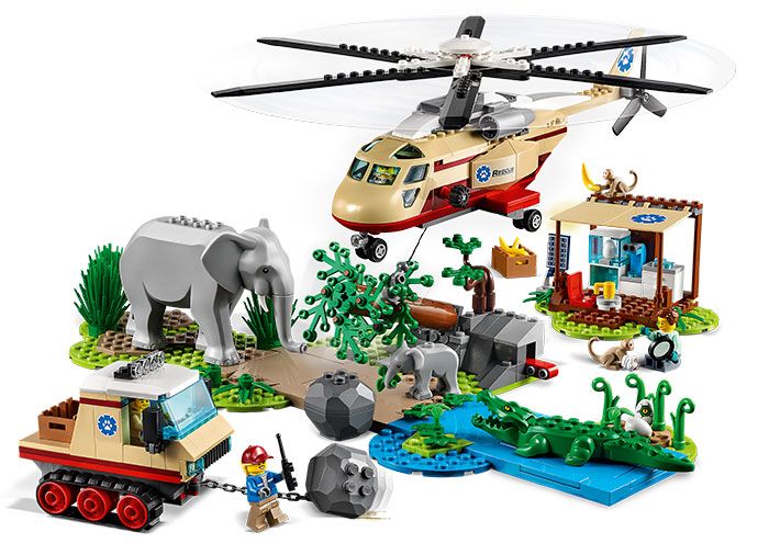 LEGO City Operatiunea de salvare a animalelor