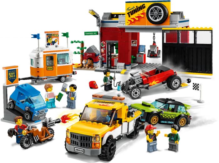 LEGO City Atelier de tuning 60258