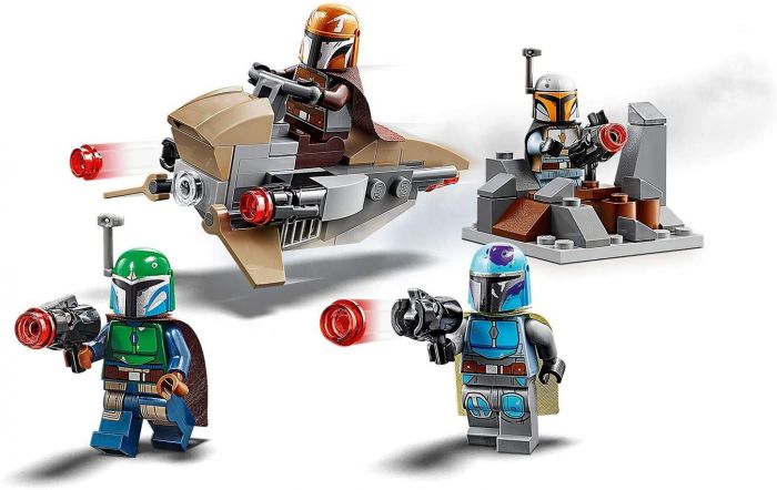 LEGO Star Wars Pachet de lupte Mandalorian 75267, 6 ani+