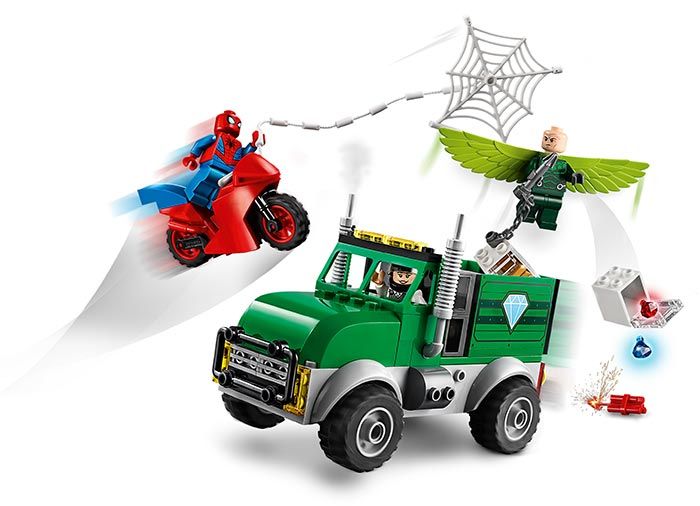 LEGO Marvel Super Heroes Vanatoarea Vulturului 76147, 4 ani+