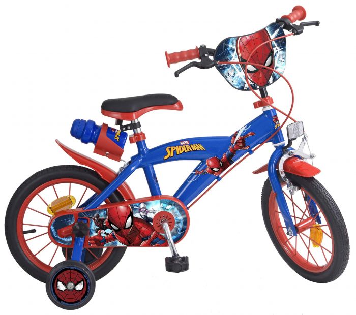 Bicicleta copii 14'' Spiderman Toimsa, 4 ani+