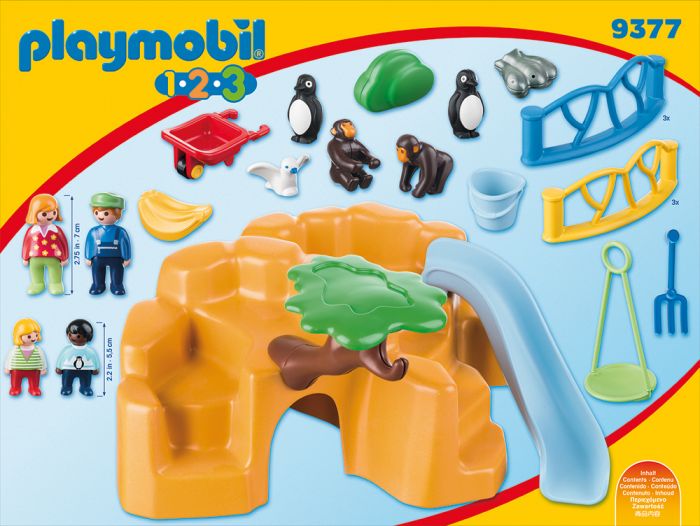 Zoo 1.2.3 Playmobil, 18 luni+