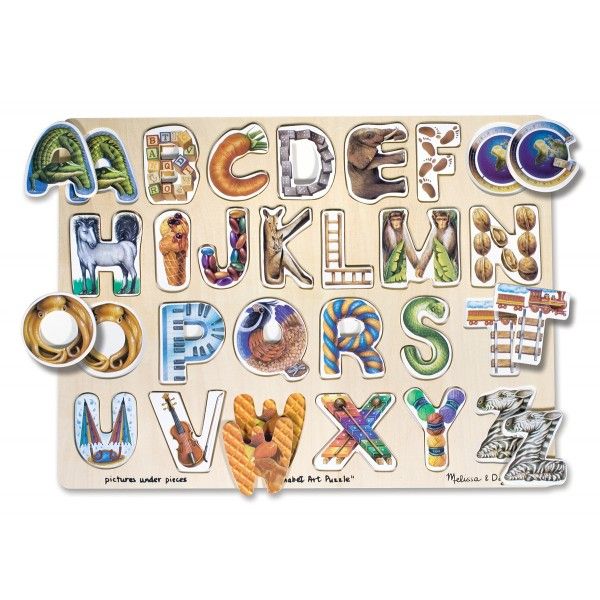 Puzzle Alfabet Art Melissa & Doug, 3 ani+