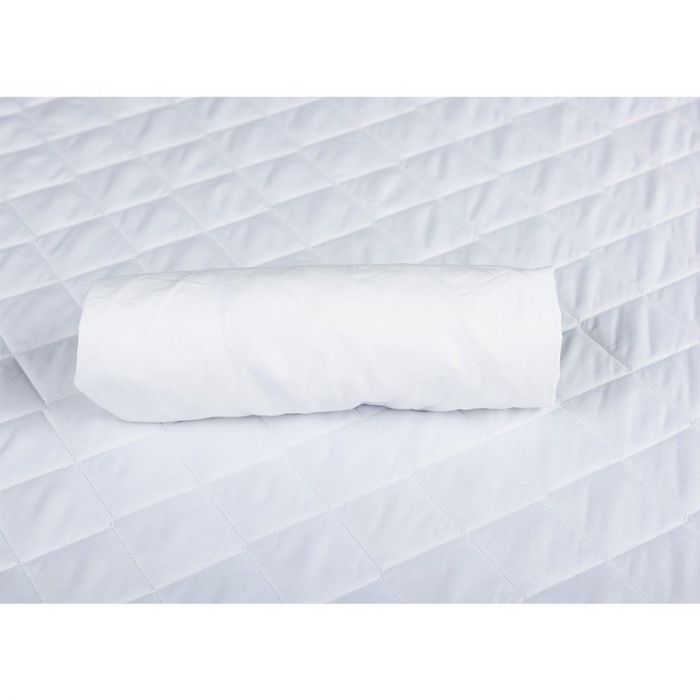 Cearsaf cu elastic BabyNeeds, bumbac, 120x60 cm, alb 
