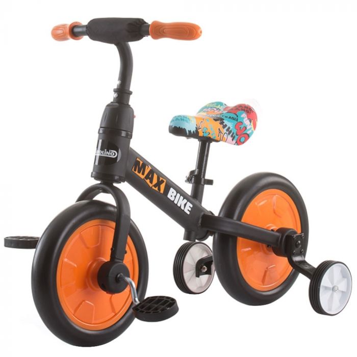Bicicleta Max Bike orange Chipolino, 3 ani+, Portocaliu