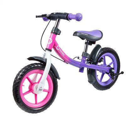 Bicicleta fara pedale Dan Plus Pink Chameleon Lionelo, 2 ani+, Roz