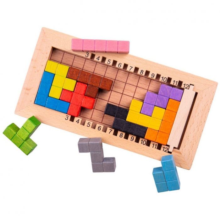 Joc de logica - Tetris BigJigs, 3 ani+