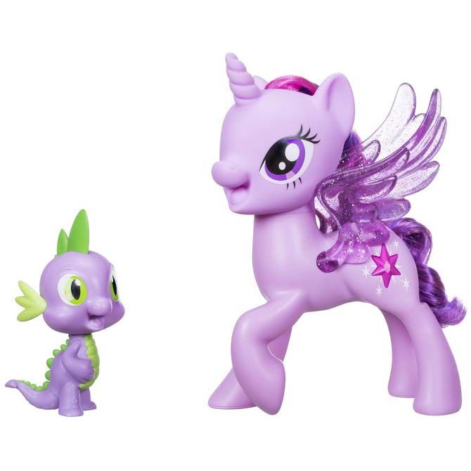 Figurine cu sunet Duetul prieteniei Twilight Sparkle si Spike My Little Pony