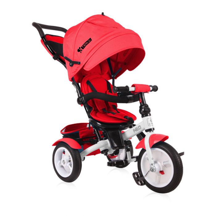 Tricicleta Neo Air Wheels Lorelli Red, 12 luni+, Rosu