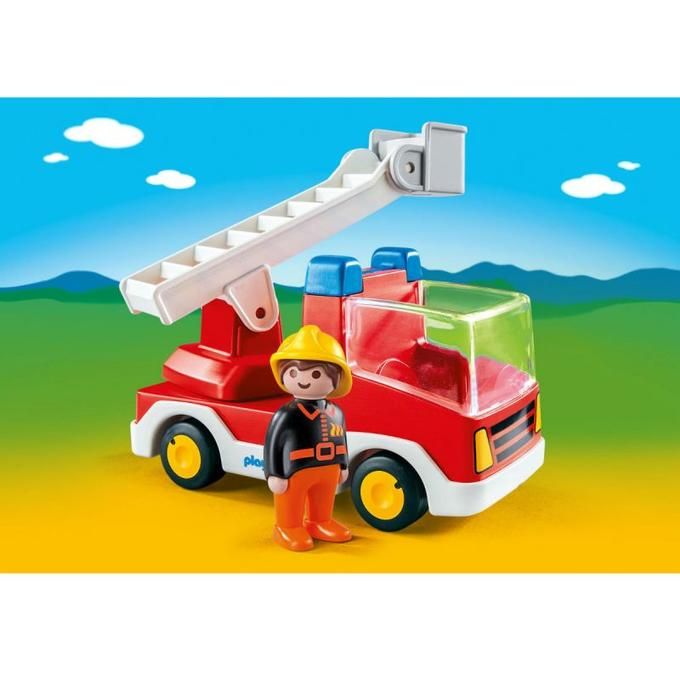 Camion de pompieri 1.2.3 Playmobil, 18 luni+